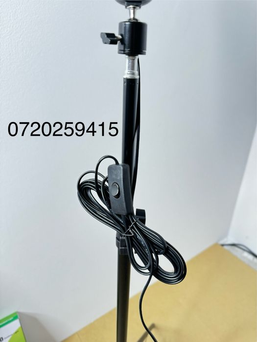 Lampa de Camping, Pescuit 100W - 12V cu LED COB, reglabila cu suport