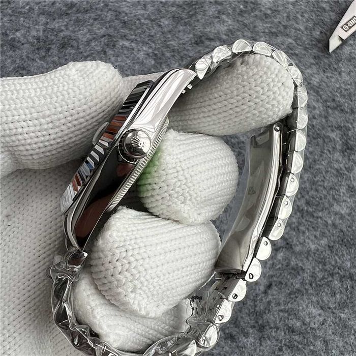 Ceas TIP R.O.L.E.X PERPETUAL OYSTER DAY DATE Silver&Blue Automatic !!!