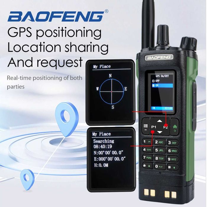 Радиостанция Baofeng UV-32 Air Band 10W GPS