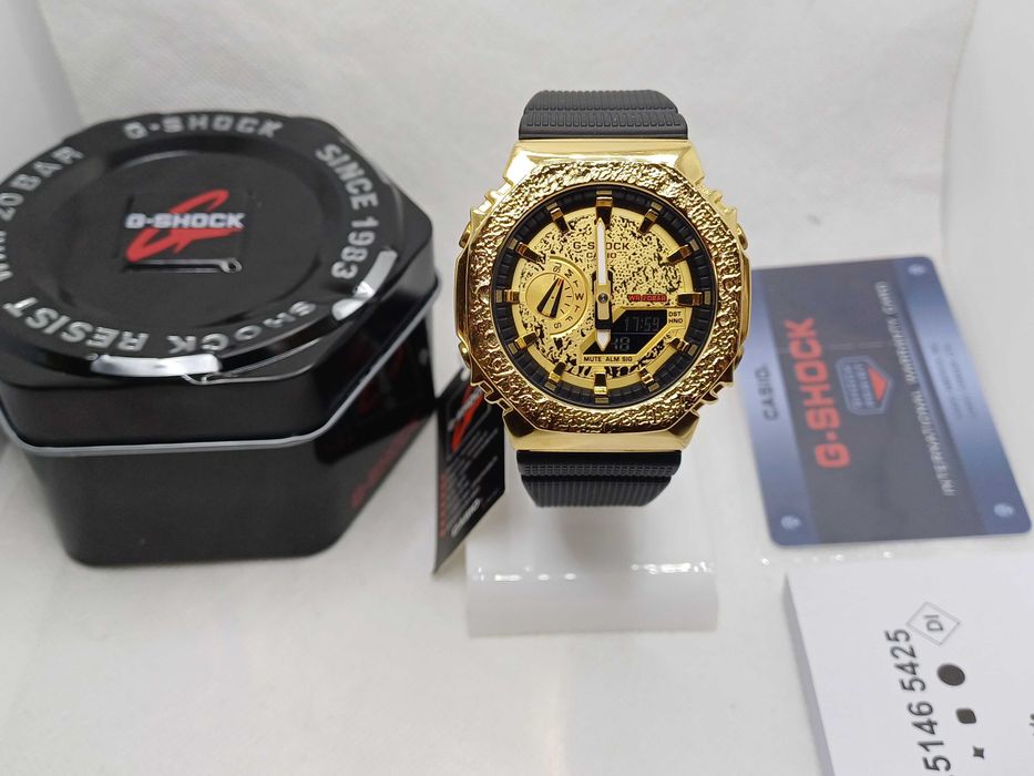 Ceas Sport BARBATI Casio g shock GM 2100mg Metal master gold .Nou, Garantie 2ani