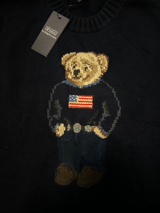 Pulover Polo Ralph Lauren RL Bear print America