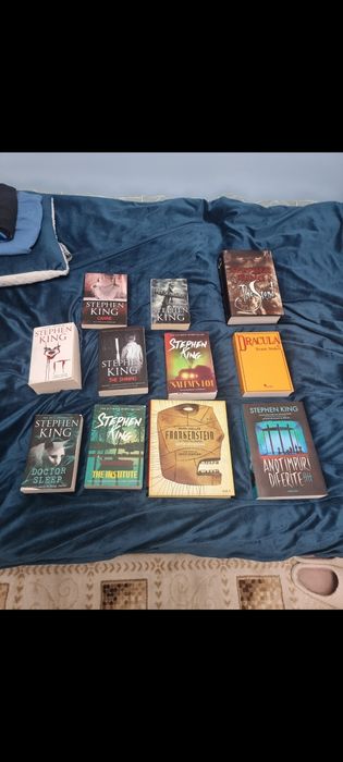 Colectie carti stephen king, dracula, frankenstein