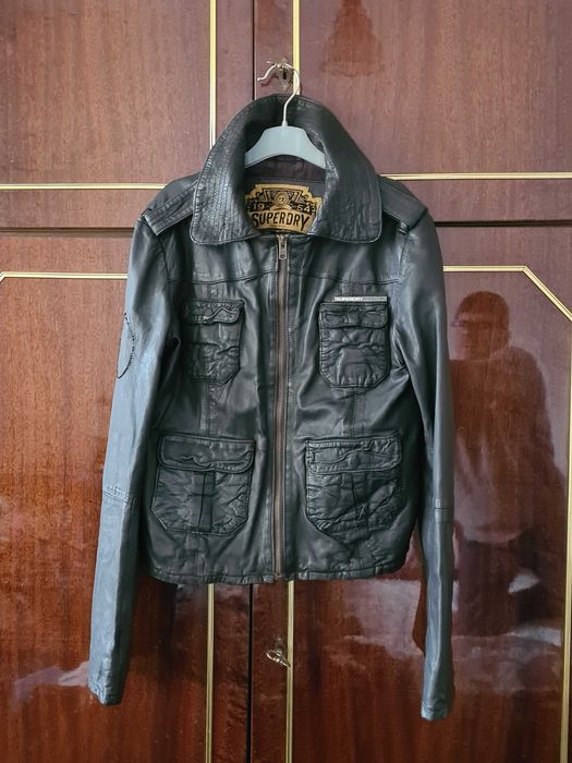 Superdry Кожено яке в много добро състояние