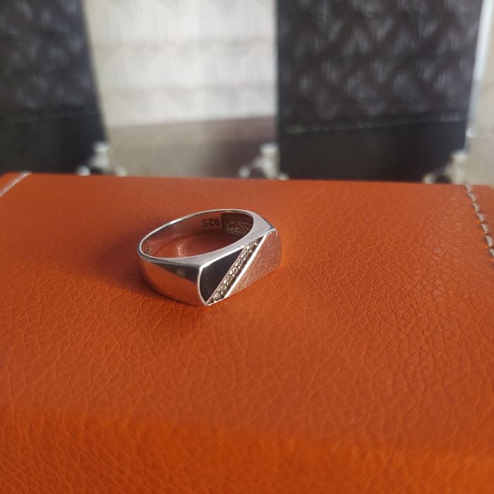 Кольцо серебро с позолотой