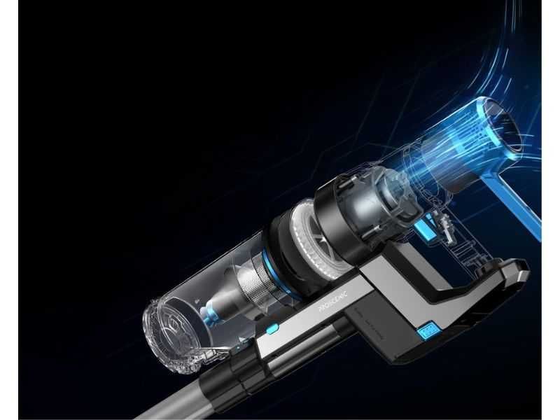 Вертикална Безкабелна Прахосмукачка Proscenic P11 Smart с HEPA Филтър