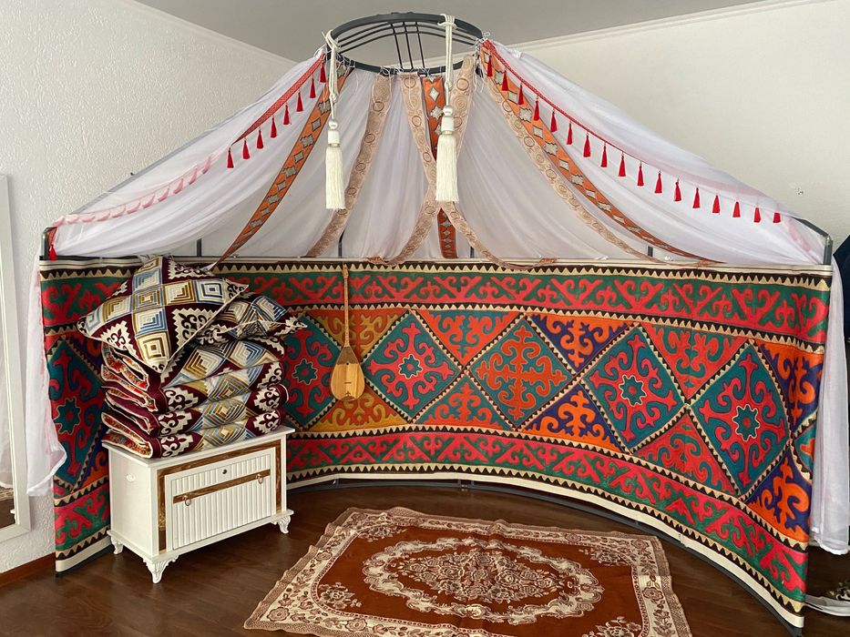 Юрта оформление, Киiз yй