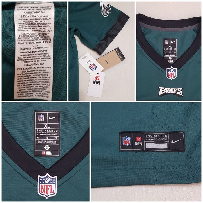 Tricou NIKE Elite Jalen Hurts Philadelphia Eagles Legend Nou, Nr. XL