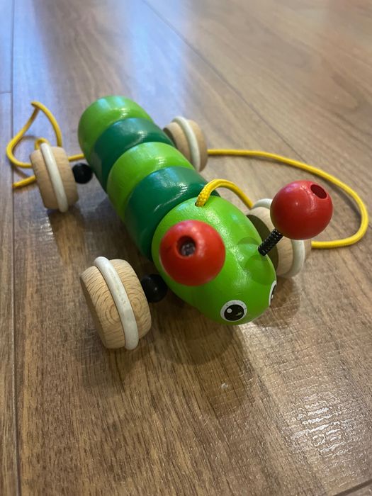 Дървена играчка за дърпане