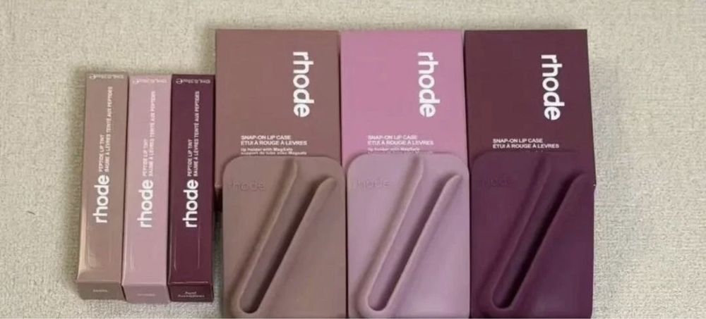 Rhode нов магнитен калъф Snap-On за iPhone MagSafe и rhode гланц Lip Tint