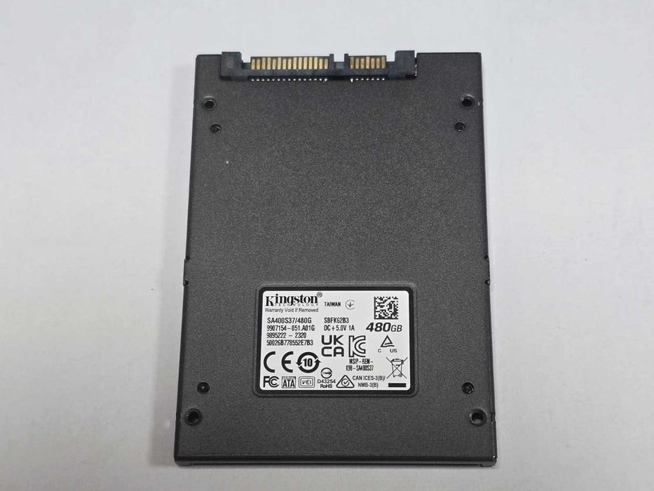 Solid-State Drive (SSD) Kingston A400 480GB, SATA III, 2.5", Model SA400S37/480G