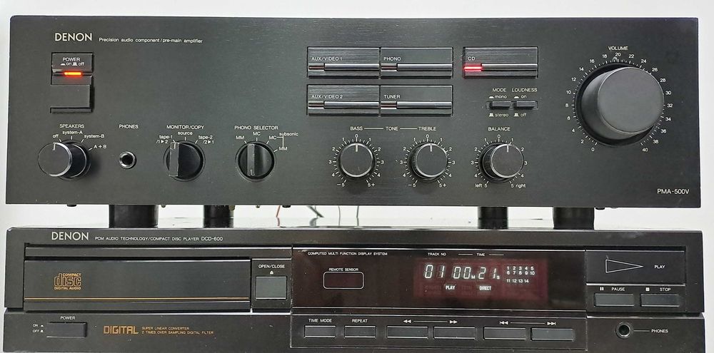 Denon PMA 500 V Amplificator – Servisat – Audiophile Phono MM/MC Japan
