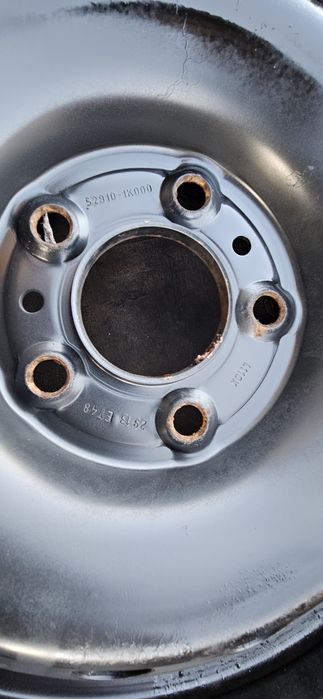 Jante cu capace originale r15 Hyundai Kia Mazda 5x114.3 Et.48
