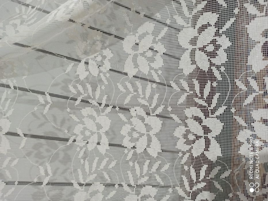 Тюль шторы белый