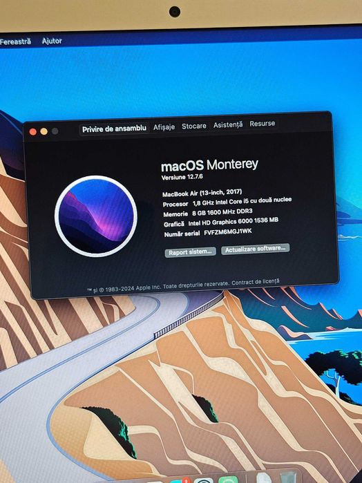macbook air 2017, impecabil