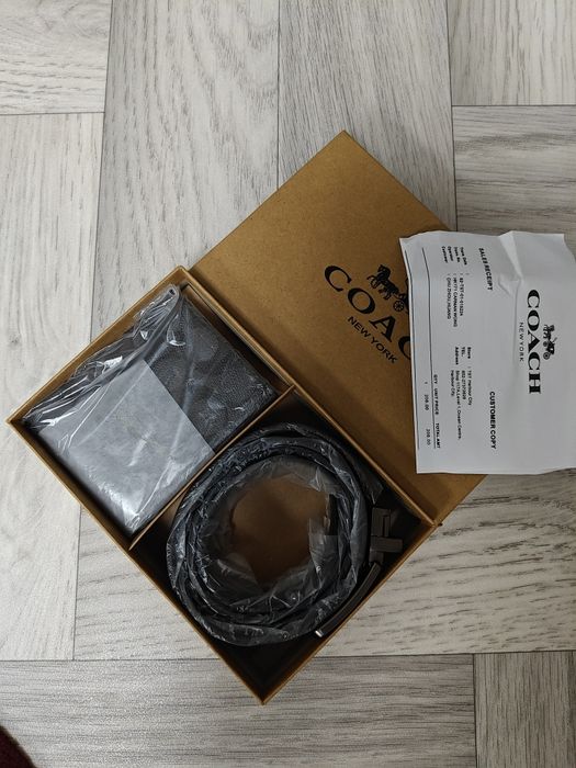 Кошелек+ремень coach
