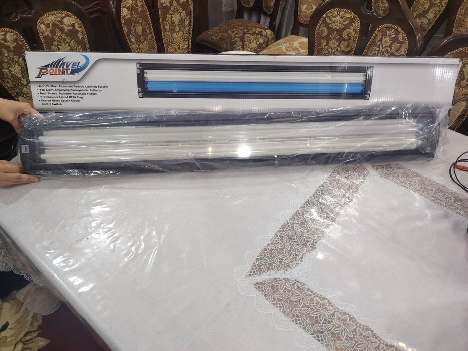 Akvaryum120 узунлги каттрок эни 10 lapa  svet