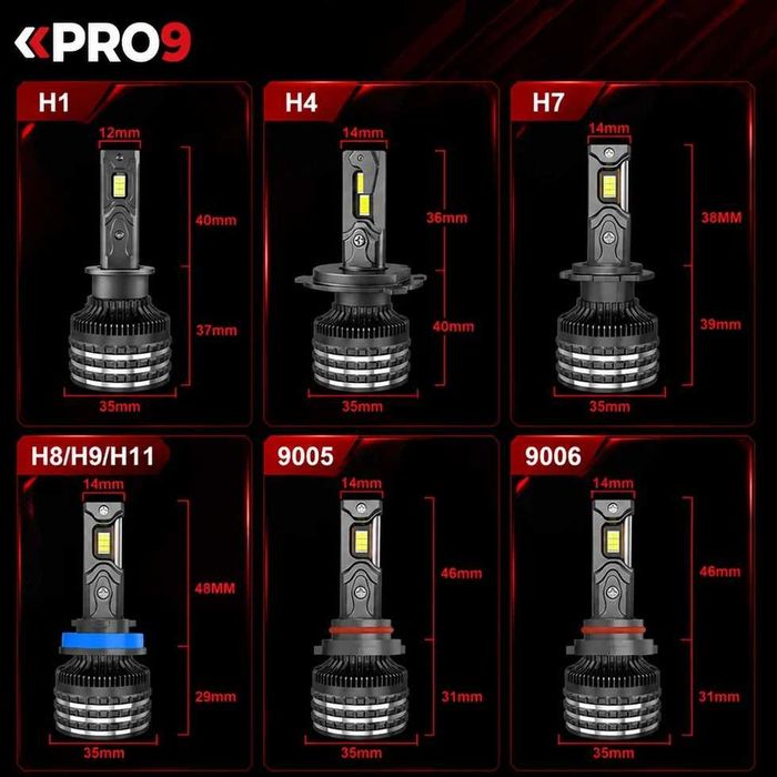 LED крушки HB4 9006 65W 6000K 12000lm 12-24V 2 ГОДИНИ ГАРАНЦИЯ