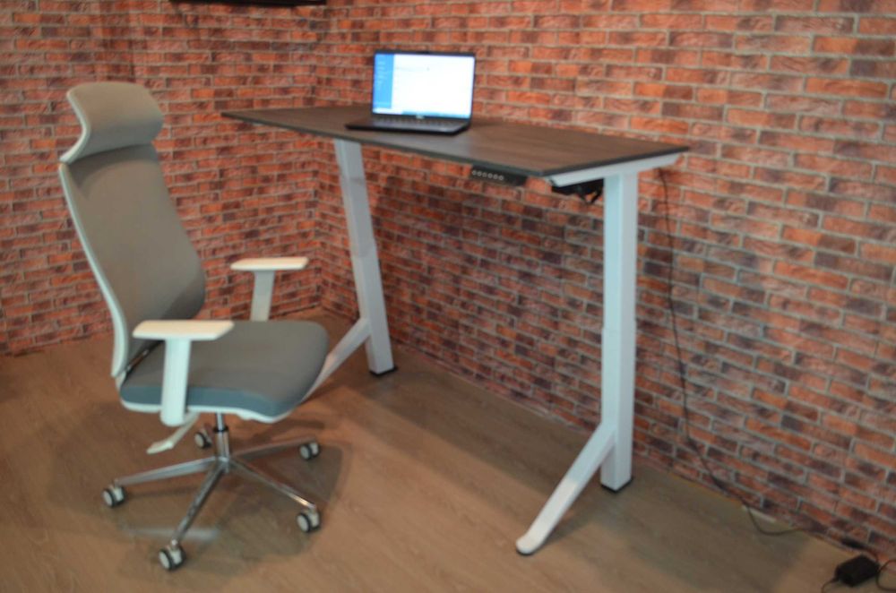 Birouri reglabile electric pe inaltime TerrA2y White-137x67cm