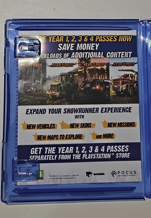 Snowrunner на playstation 4