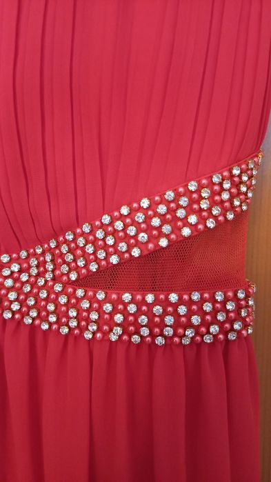 Вечернее платье, 46 размер, красное