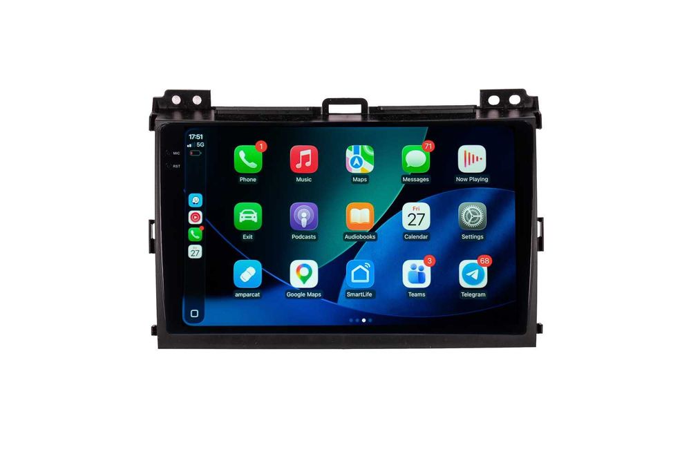 Navigatie Toyota Land Cruiser Android 14 , Carplay Android Auto + Camera Marsarier