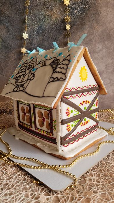 Пряничный домик на новый год