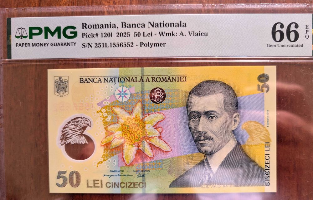Bancnota numismatica 50 lei, 2025