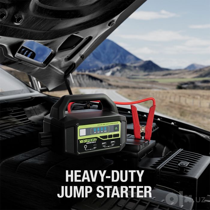 Jump Starter 12v ~ 24v, PowerBank Бустер пусковое устройство Повербанк