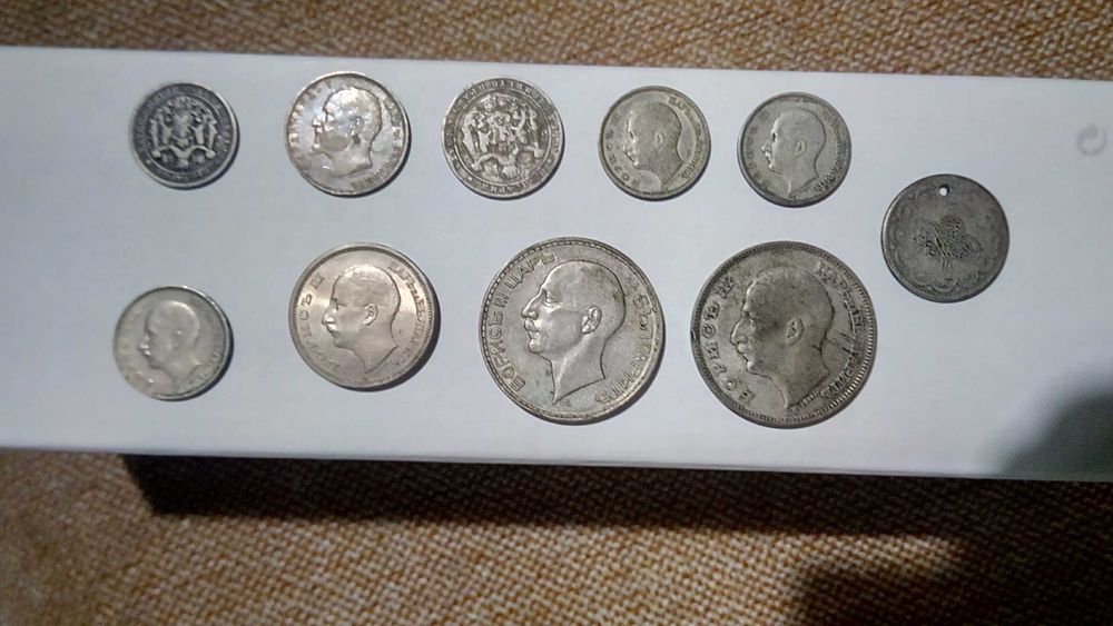 Стари монети - 1лв., 2лв., 20лв., 50лв., 100лв. 100лв.