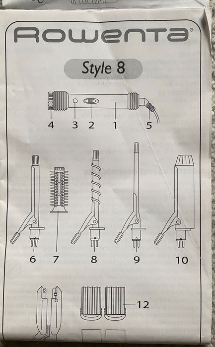 Маша за коса Rowenta CF4032D0, 32 W, керамична,