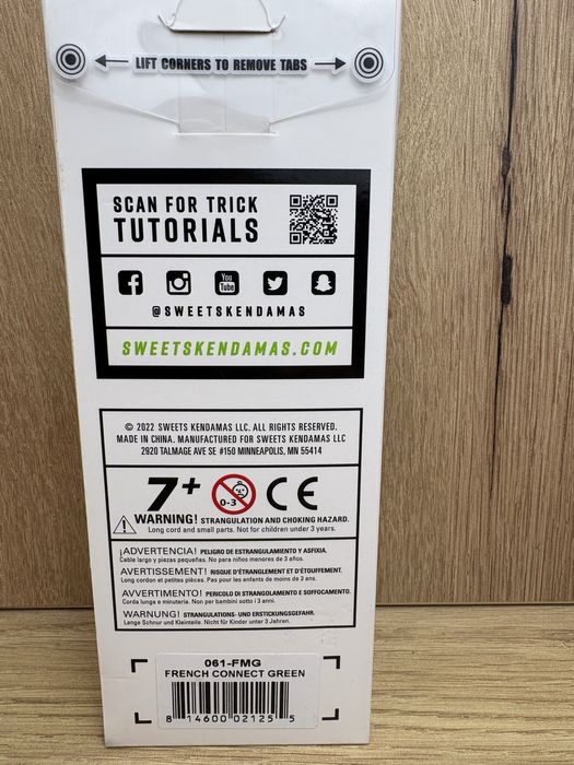 Kendama Sweets Splatter Split Green PJ France Squad ,Legend Shape