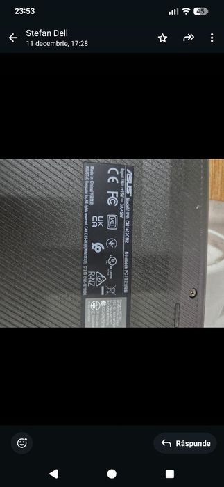 ASUS Notebook, model CM1402CM2 (Chromebook),