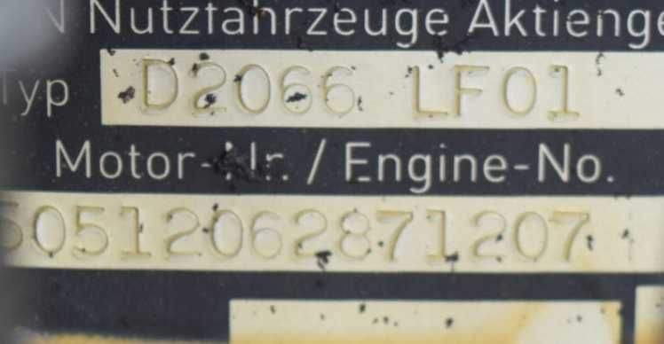 Motor complet MAN D2066 LF01 TGA TGX TGS - Piese/Dezmembrari MAN