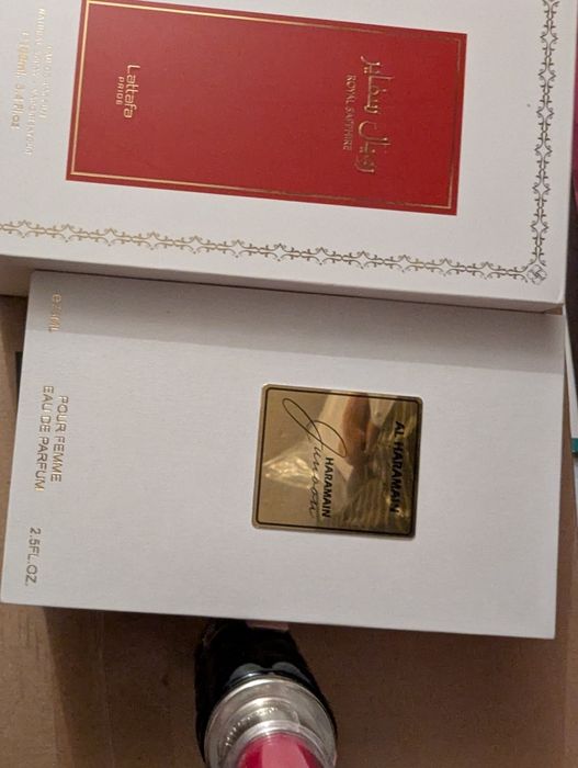 Al haramain junoon и Lattafa royal sapphire