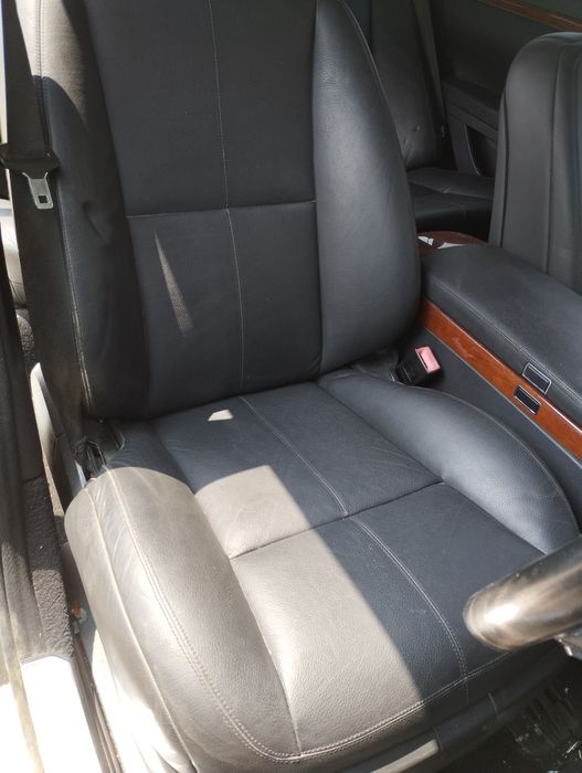 Черен кожен салон за Mercedes S - w221