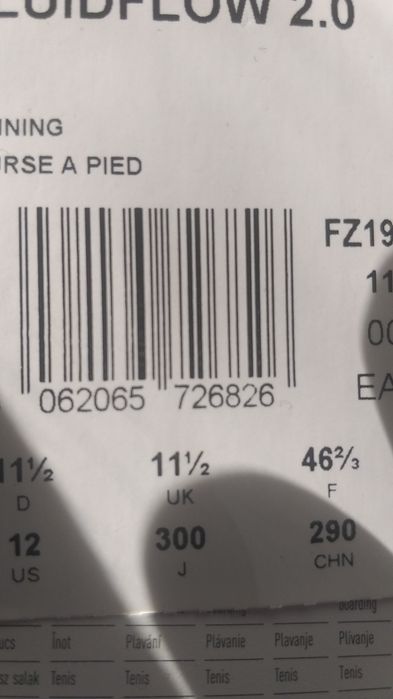Adidas bărbații Fluidflow 2 masura 46 2/3