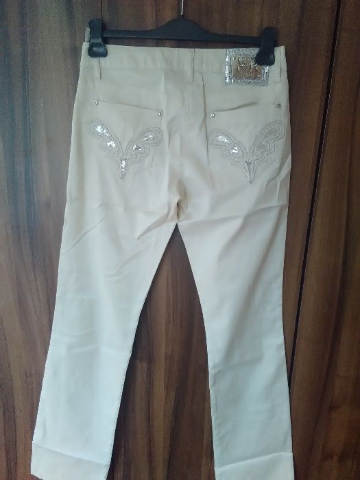 Красиви Дамски  Панталони в черно и бежово