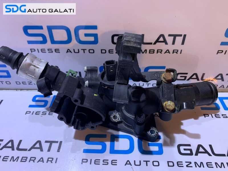 Corp Carcasa Termostat cu Senzor Temperatura Apa Renault Clio 3 1.5 DCI 2005 - 2016 Cod 110609813R [S0146]