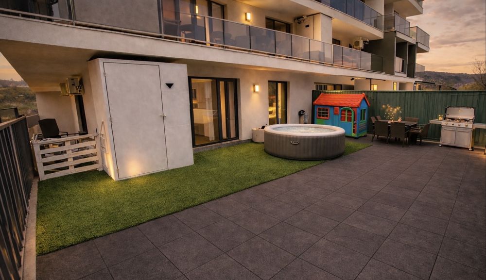 Apartament 2 dormitoare + terasă 73 mp  Zonă premium