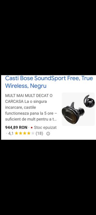 Casti Bose  Wireless