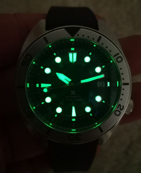 Ceas automatic Seiko Mod Prospex Diver's retro - modern curea FKM