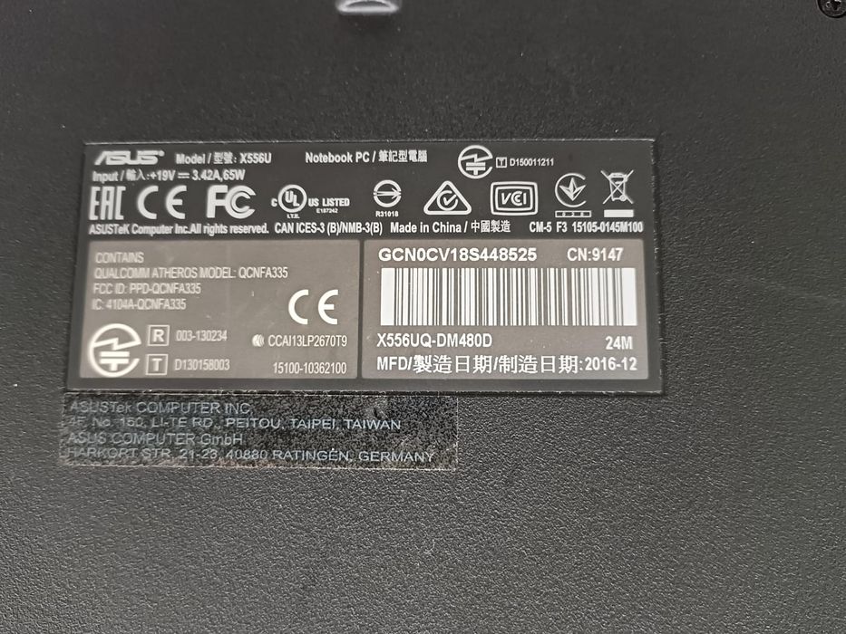 Asus X556U Amanet BKG