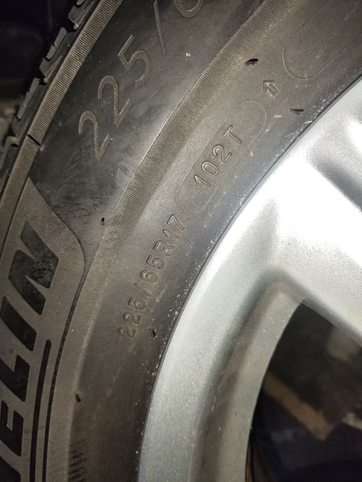 Диски с резиной  , комплект 5 колес