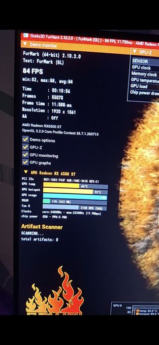 KIT B365M D2V + I5-9600K + RX 6500 XT