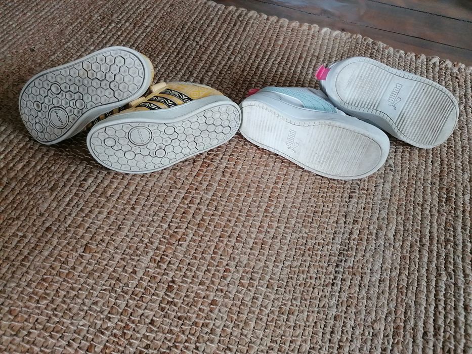 Маратонки Puma и Adidas