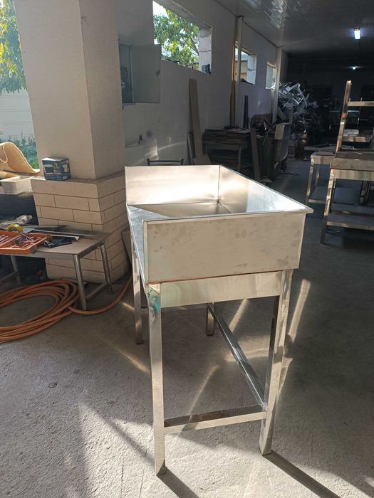 стол для отходов стол для чистки рыбы и др сто нержавейка разделочный