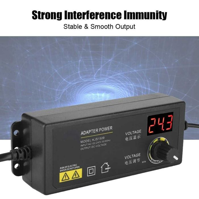 Sursa de alimentare 2,5A (3-24V) AC DC Display voltaj