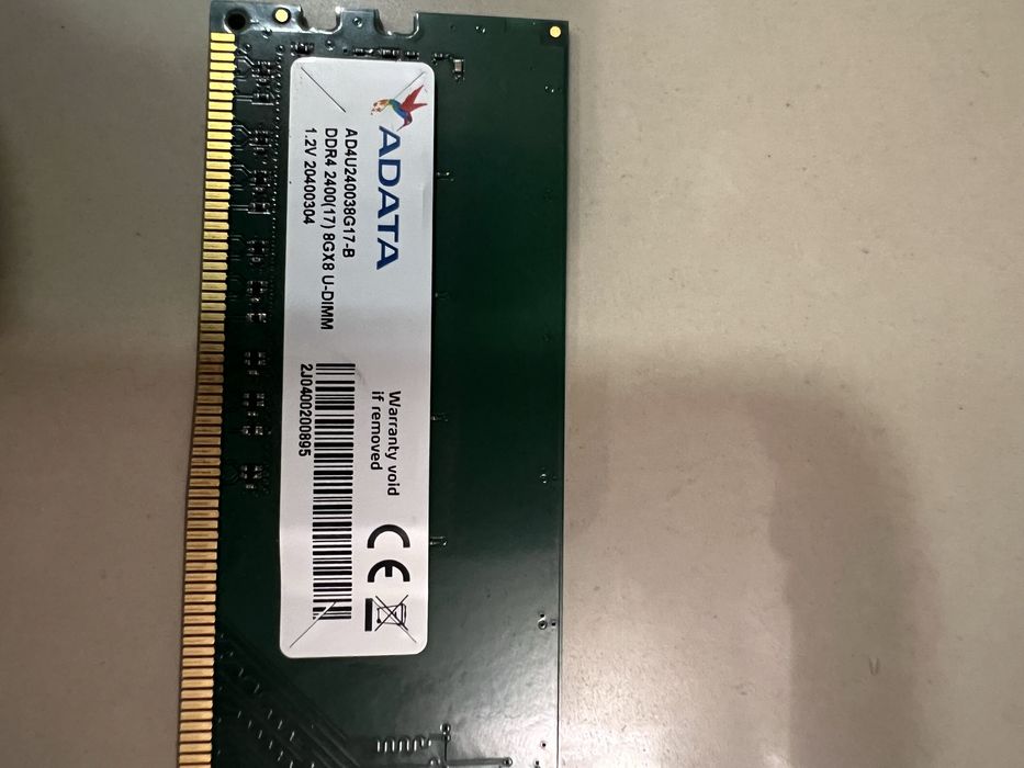 Placuta ADATA 8 GB RAM DDR 4 2400 Mhz