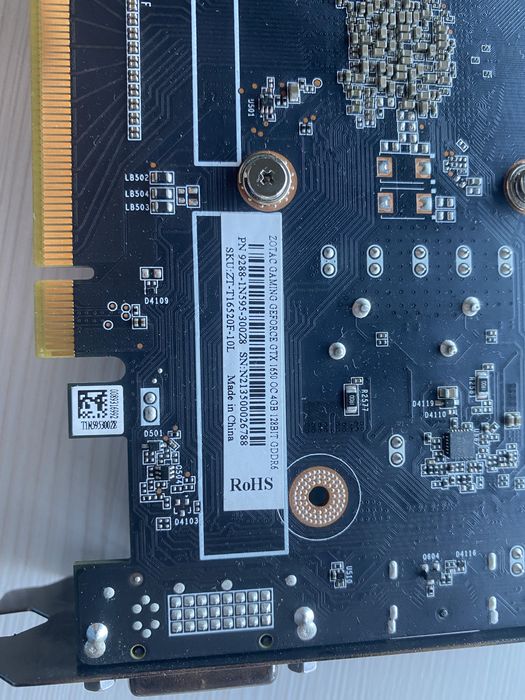 Zotac gaming gtx 1050 ti 4 GB gddr5