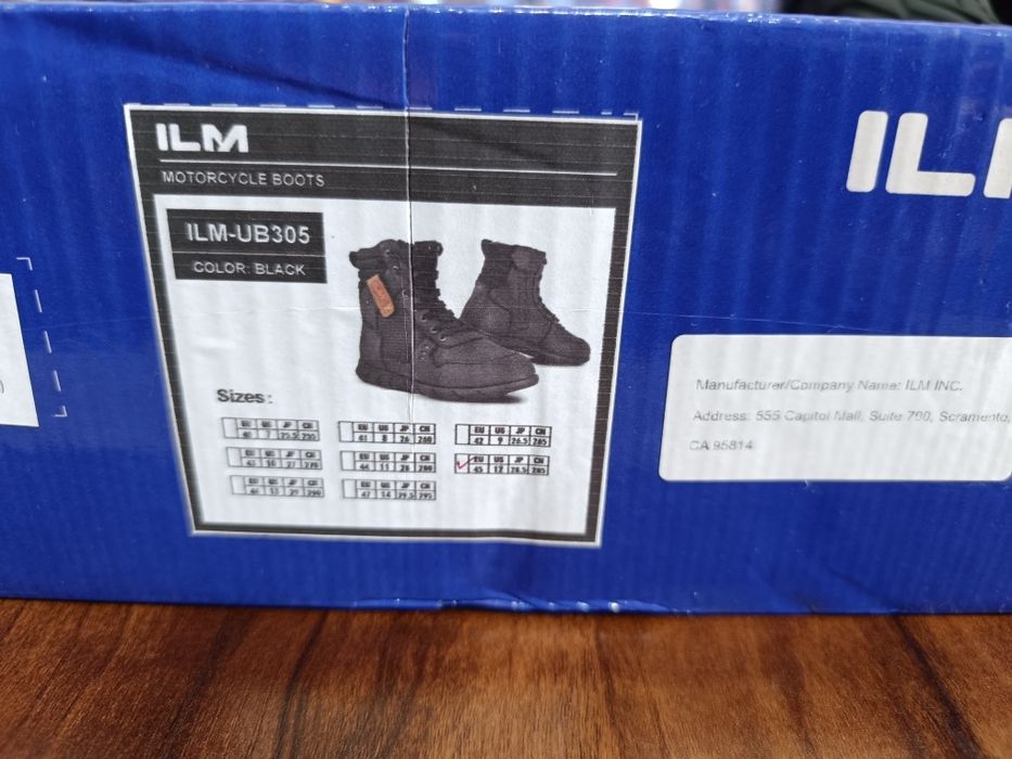 Мото боты от бренда ILM motorcycle boots